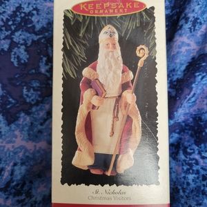 Hallmark Keepsake Ornament 1995 St. Nicholas Christmas Visitors Series